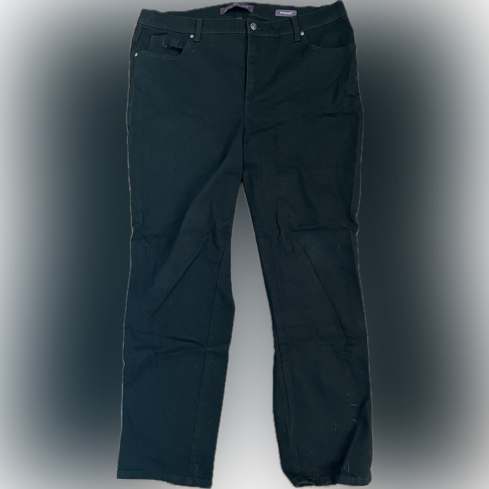 Gloria Vanderbilt Amanda Tapered Leg, Stretch Womens Jeans in New Rinse NWT